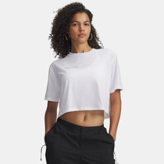 UA Wordmark Women's Crop Short Sleeve