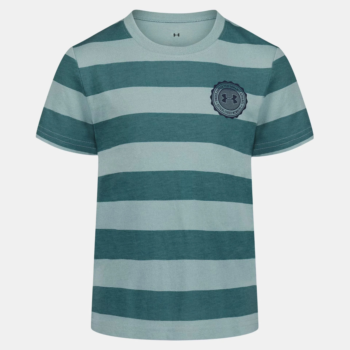 UA Printed Stripe Toddler Boys' Short Sleeve