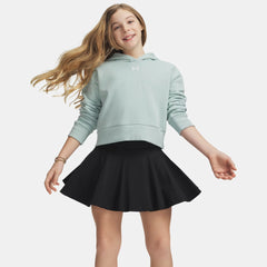 UA Rival Fleece Girls' Crop Hoodie