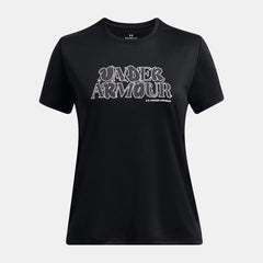UA Tech™ Wordmark Girls' Short Sleeve