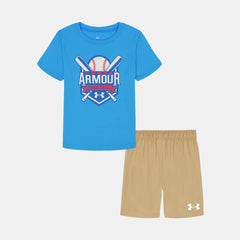 UA Woven Little Boys' Shorts Set