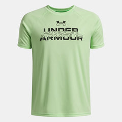 UA Tech™ Split Wordmark Boys' Short Sleeve