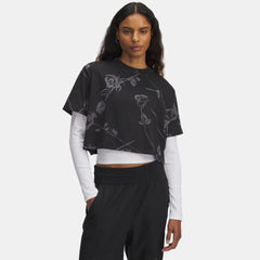 UA Etched Roses Women's Short Sleeve