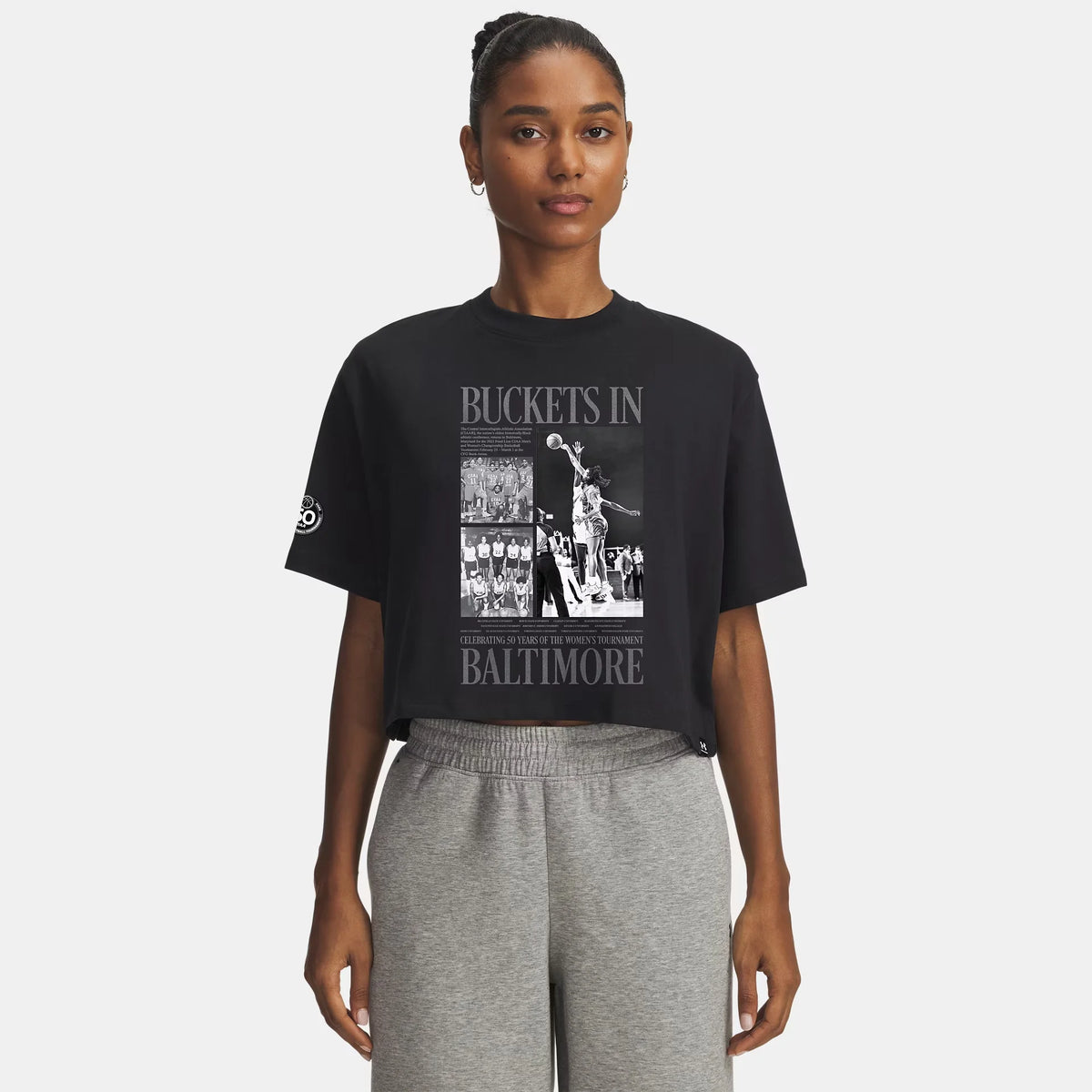 UA Buckets In Bmore Heavyweight Women's Short Sleeve
